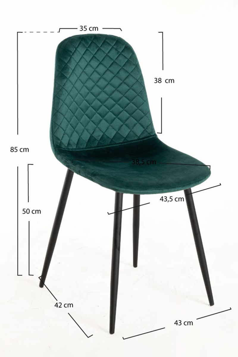 Chaise Boide: Une classique en matière de chaises en velours