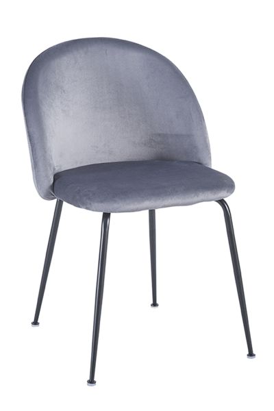 Chaise Black Dalnia Velours, un classique en chaises salle à manger en velours