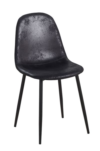 Chaise Black Teok Similicuir Vintage - Une chaise design que vous allez adorer