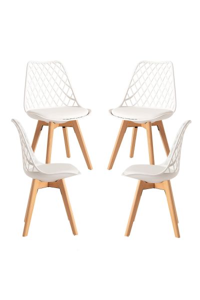 Pack 4 Chaises Mima