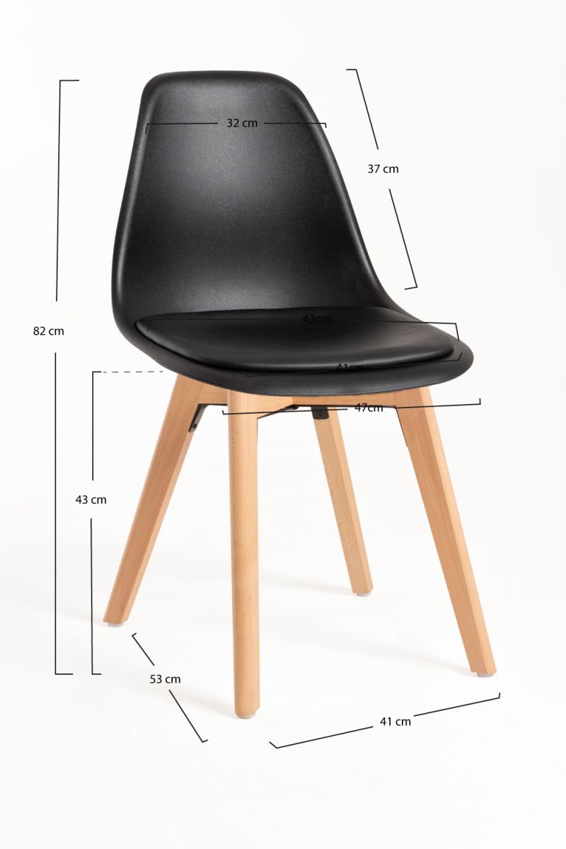 Chaise Dami - Une chaise scandinave qui mène