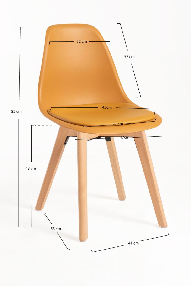 Chaise Dami - Une chaise scandinave qui mène