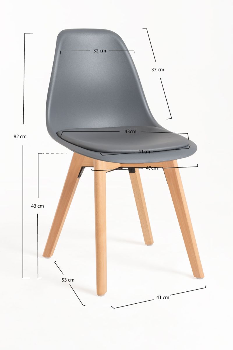 Chaise Dami - Une chaise scandinave qui mène