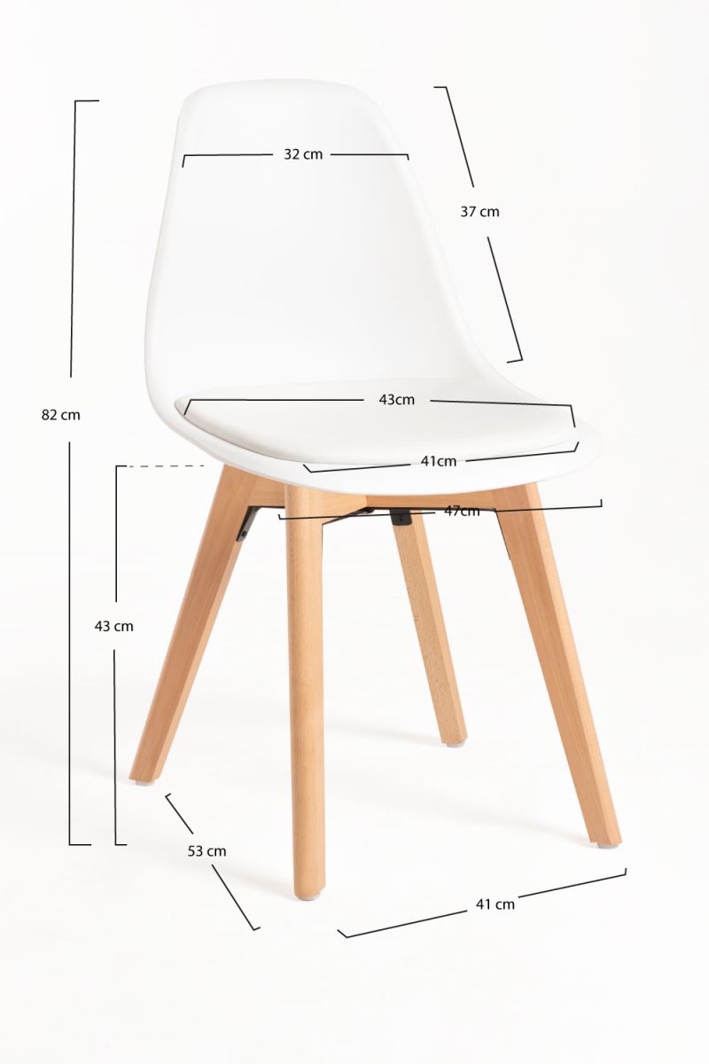 Chaise Dami - Une chaise scandinave qui mène