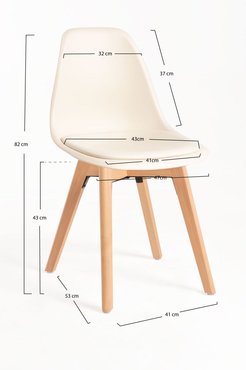 Chaise Dami - Une chaise scandinave qui mène
