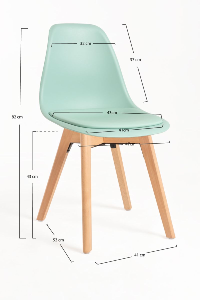 Chaise Dami - Une chaise scandinave qui mène