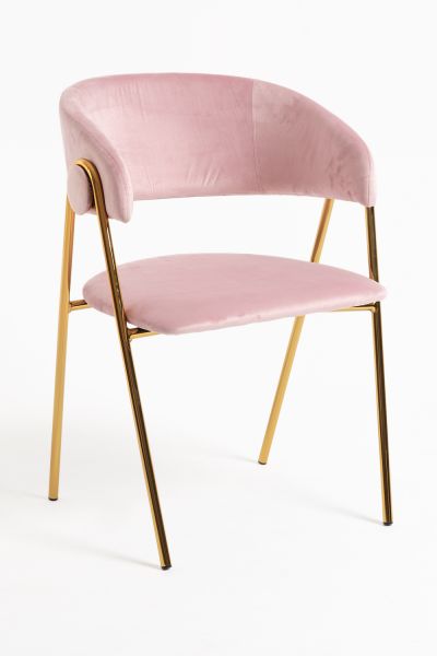 Chaise Mihu Gold Velours, un classique en chaises salle à manger en velours