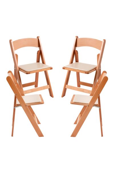 Pack 4 Chaises Pliable Wala Bois: Référence en matière de chaises pliables