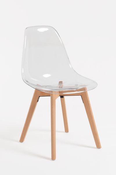 Chaise Kelen Transparent: Parfaite pour votre salle à manger