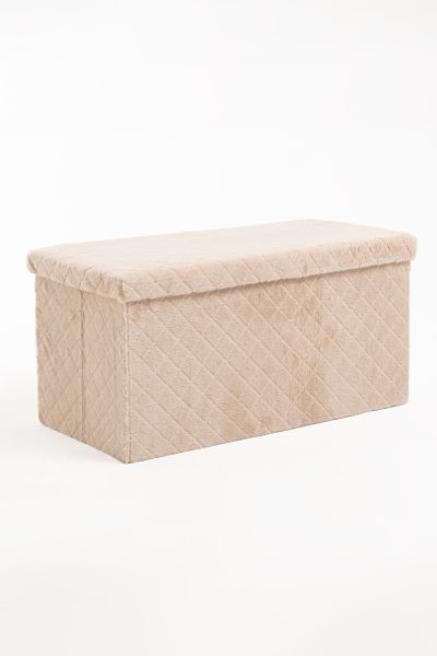 Pouf de rangement Dico 76 cm Velours: Le puff pour la maison