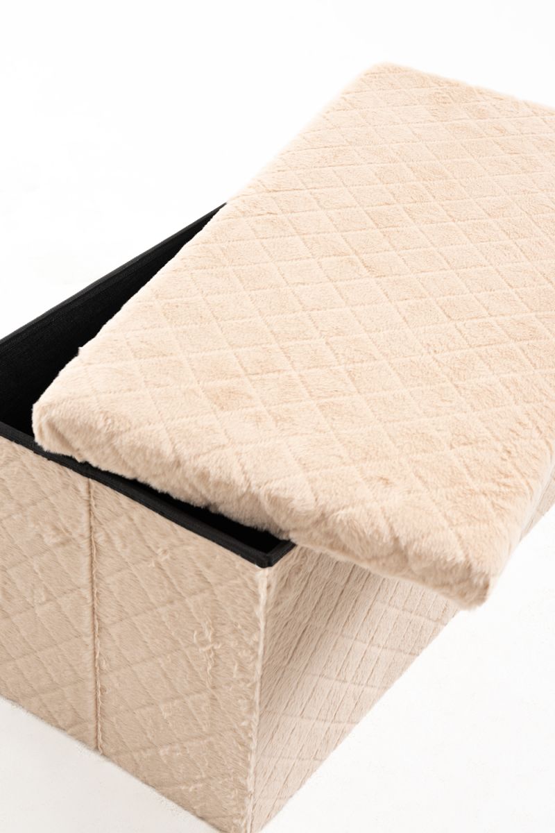 Pouf de rangement Dico 76 cm Velours: Le puff pour la maison