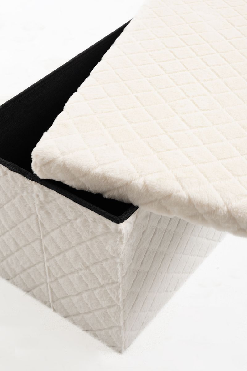 Pouf de rangement Dico 76 cm Velours: Le puff pour la maison