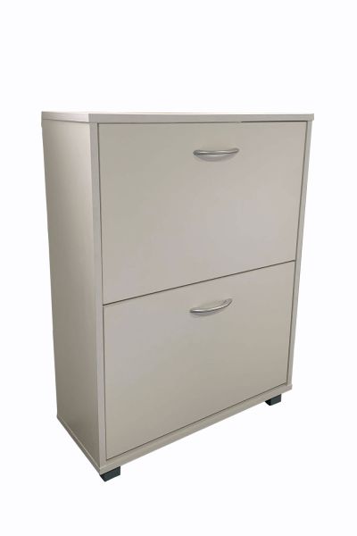 Meuble à Chaussures 2 Portes Doniel Blanc