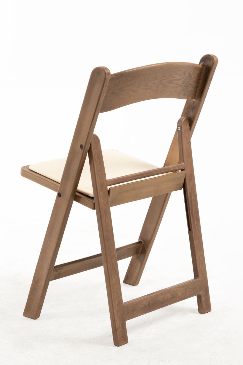 Pack 4 chaises Gala pliantes avec coussin effet bois avec coussin effet bois: Référence en matière de chaises pliables