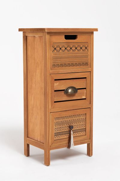 Meuble d Appoint Yoti 3 Tiroirs - Un meuble d appoint en bois idéal