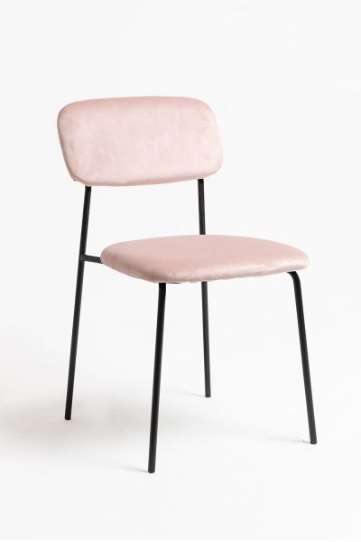 Chaise Vius Black Velours