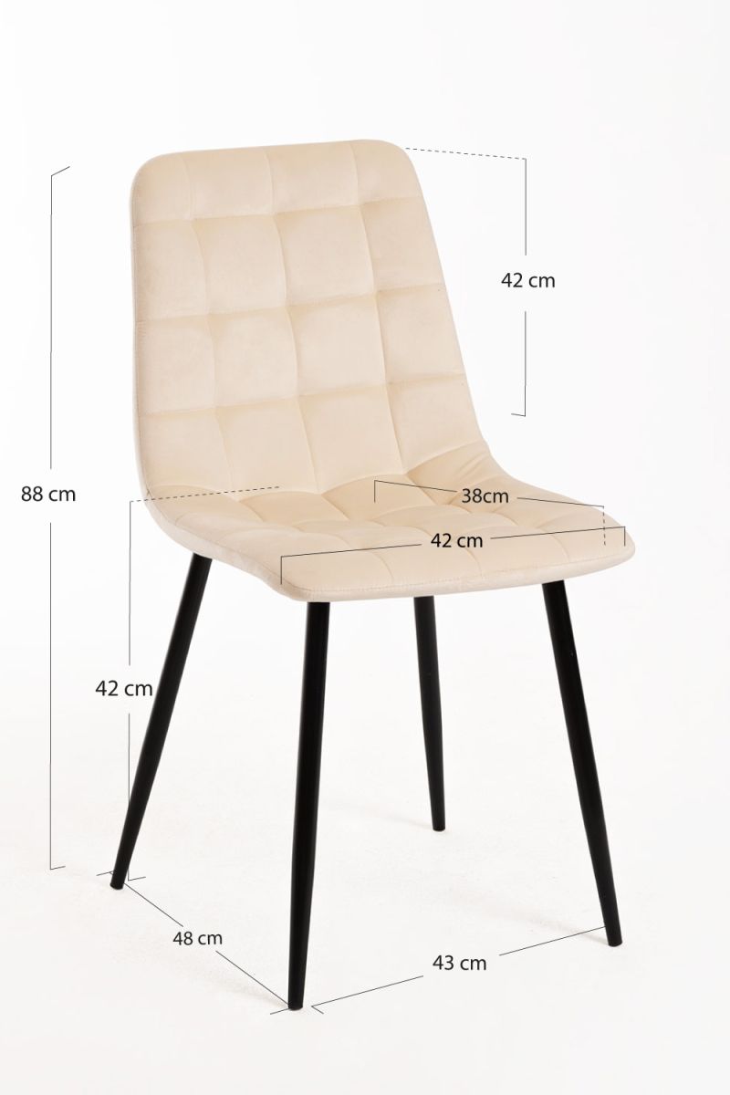 Chaise Kybai Velours