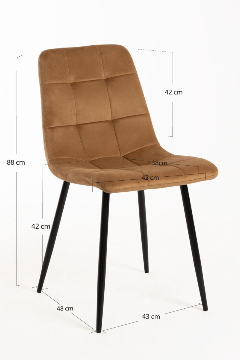 Chaise Kybai Velours