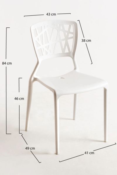 Pack 4 Chaises Delta