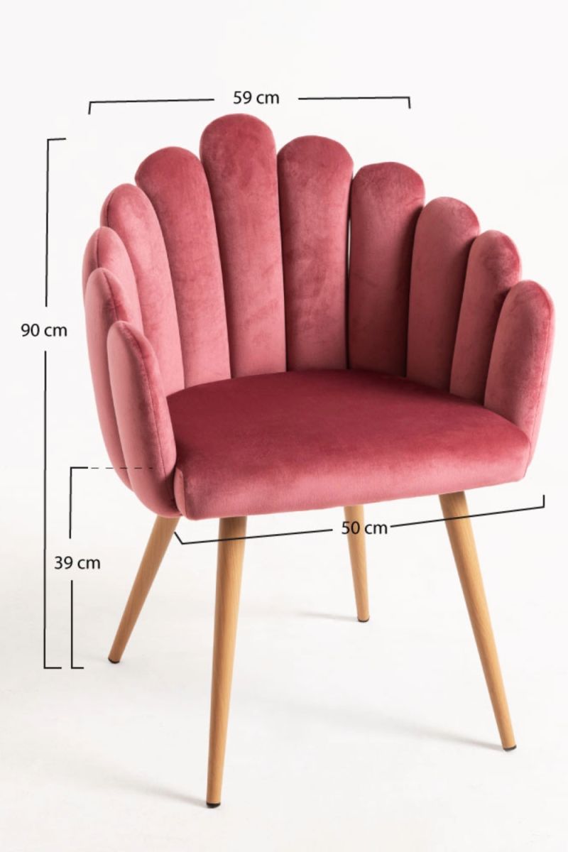 Pack 4 Fauteuils Main Velours