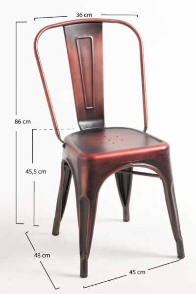 Pack 4 Chaises Mel Vintage