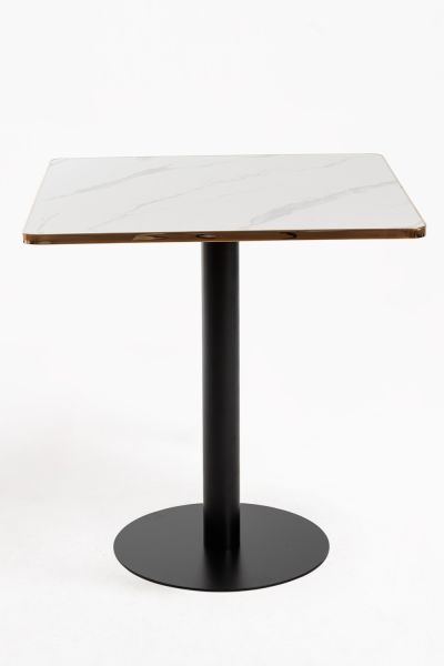Table Firro Carrée 70cm Noire