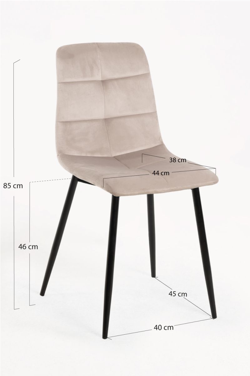 Chaise Daris Velours