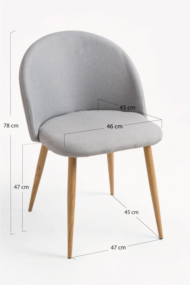 Chaise Vint Tissu - La chaise de salle à manger que vous méritez