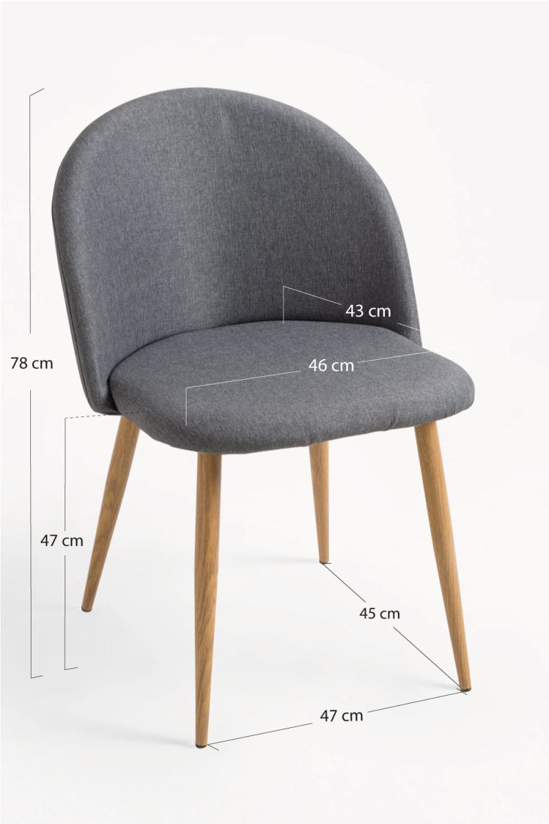 Chaise Vint Tissu - La chaise de salle à manger que vous méritez