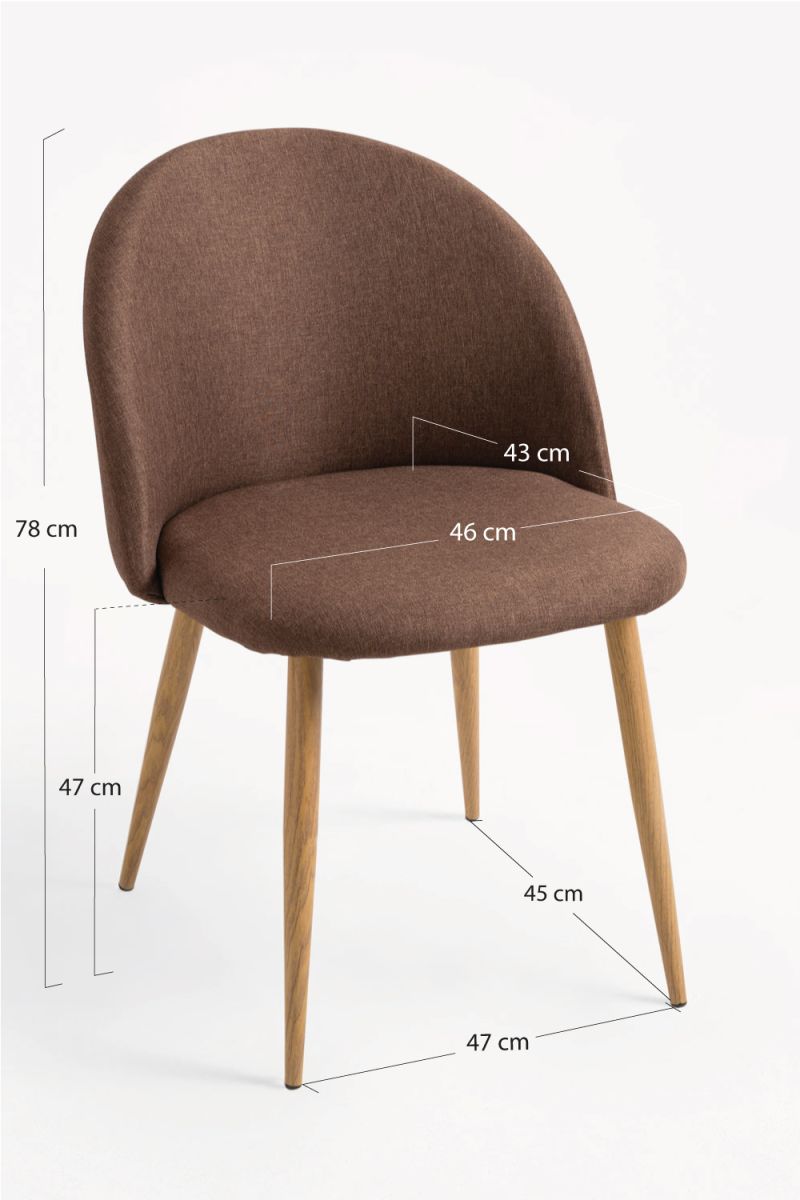 Chaise Vint Tissu - La chaise de salle à manger que vous méritez