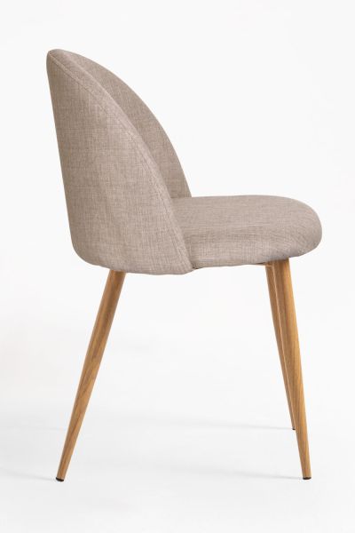 Pack 4 Chaises Vint Tissu