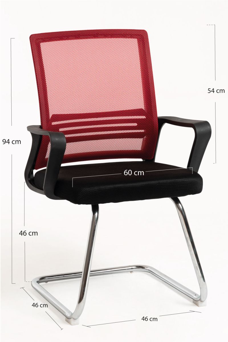 Chaise Confidente Kole - Une chaise de bureau sans roulettes