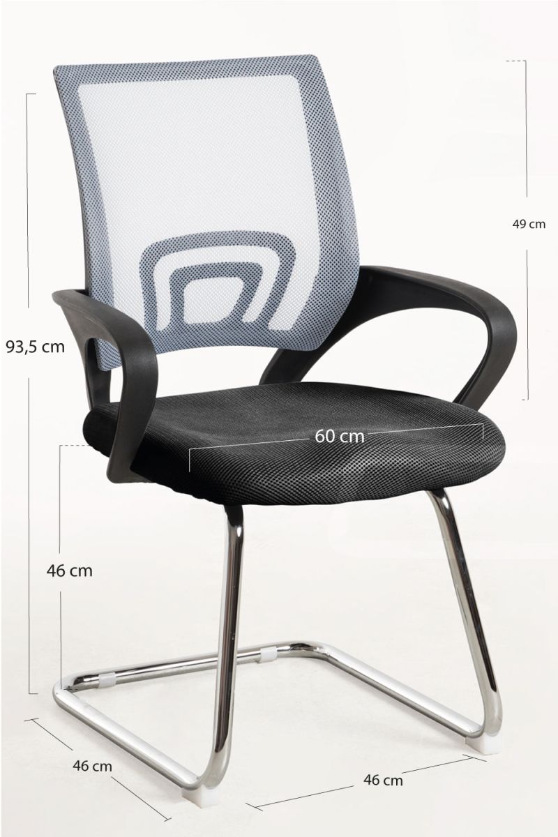 Chaise Confidente Midi - Une chaise de bureau sans roulettes