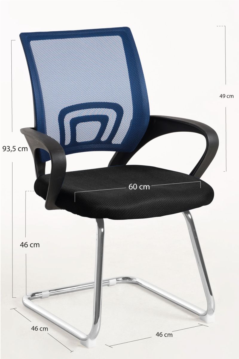 Chaise Confidente Midi - Une chaise de bureau sans roulettes