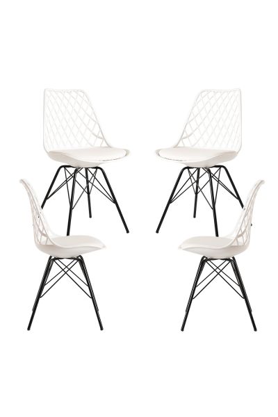 Pack 4 Chaises Iron Mima