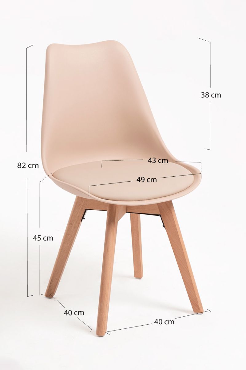 Chaise Synk Basic - Une chaise scandinave qui mène
