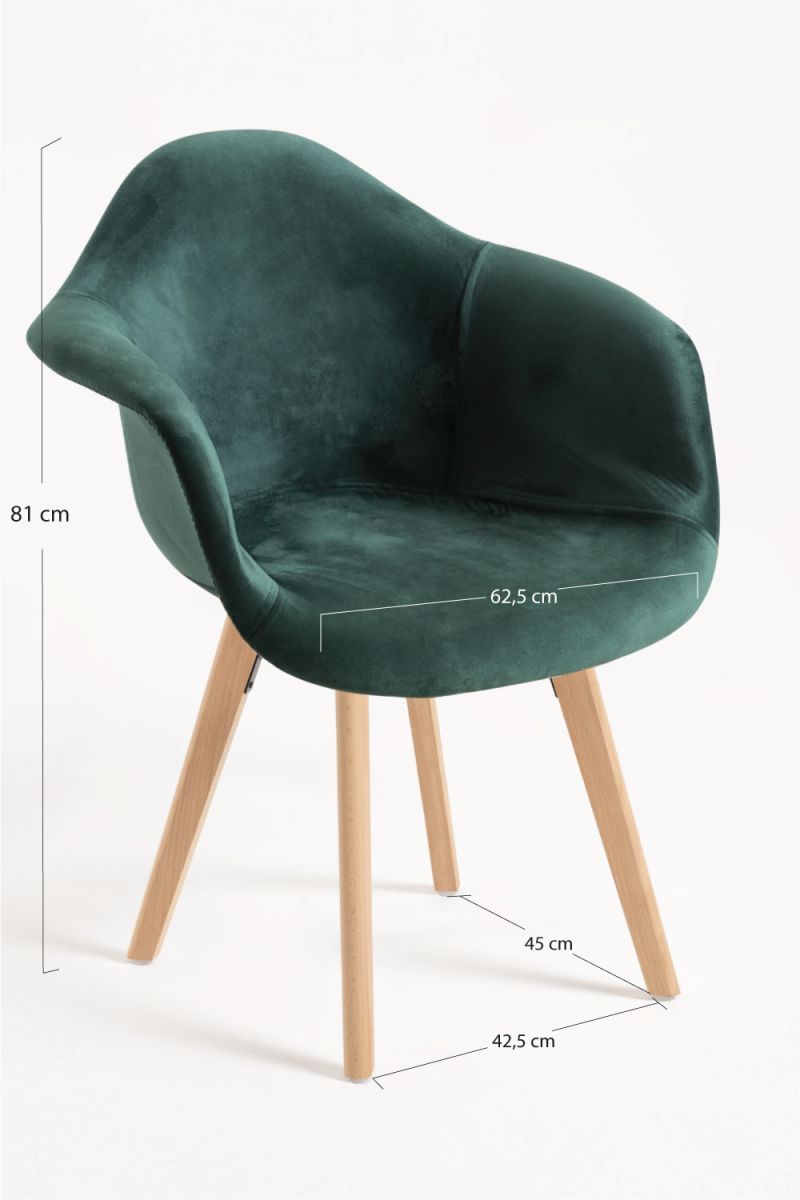Chaise Belu Velours - Une référence en matière de Chaises Design