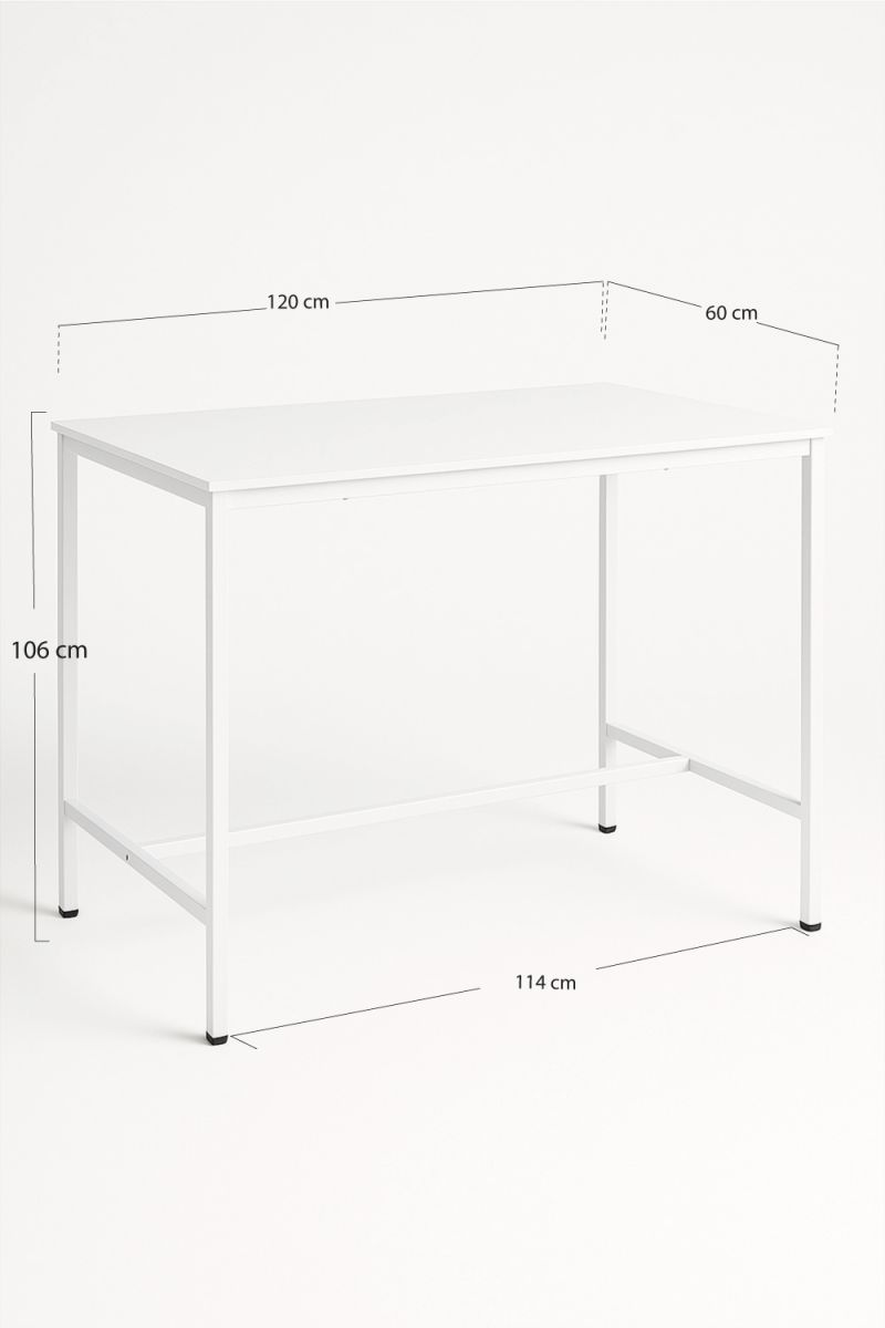 Table Biro Haut Rectangulaire
