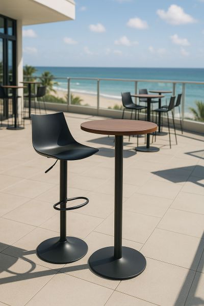 Table Kuat Haut Ronde