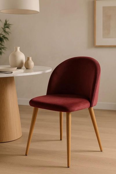 Chaise Vint Velours, un classique en chaises salle à manger en velours