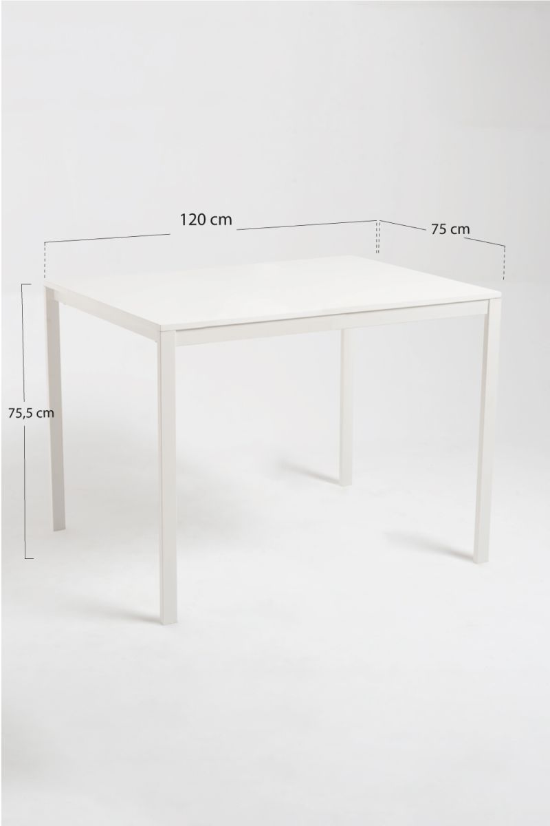 Table Rectangulaire Dino 120x75 cm