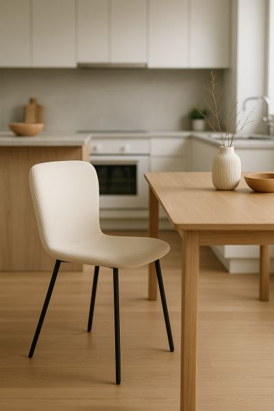 Chaise Welna Tissu - Parfaite pour votre salle à manger et jardin