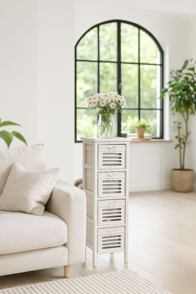 Commode Etroit 4 tiroirs Kirota