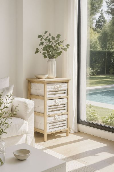 Commode large 3 tiroirs Nuvio