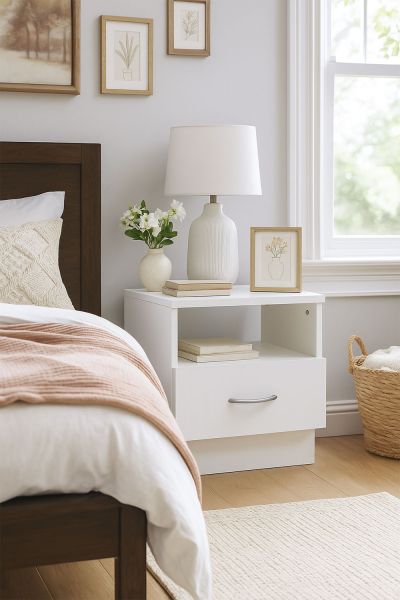 Table de nuit 1 tiroir Durón