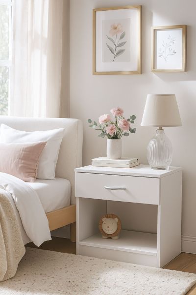 Table de chevet 1 tiroir Nielcy