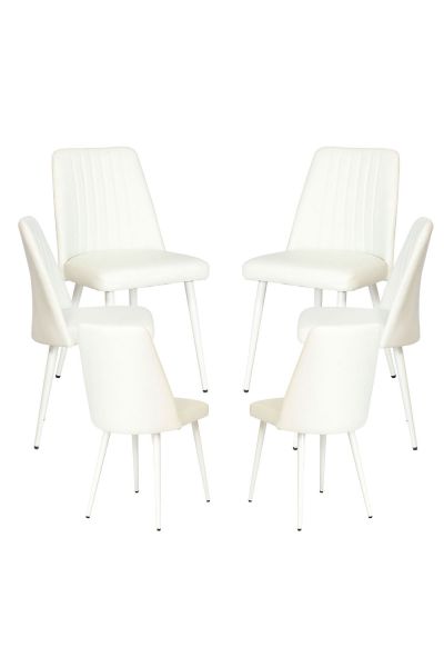 Pack 6 Chaises Betros Similicuir