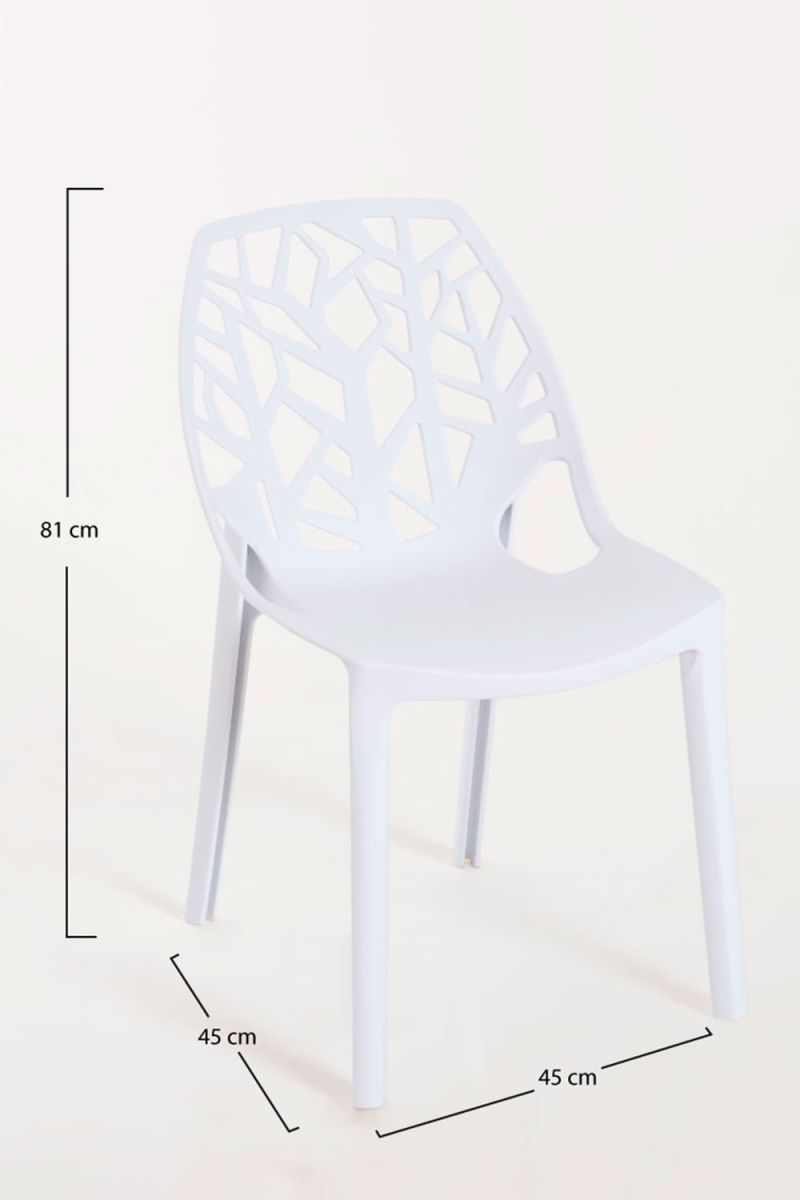 Chaise Hissar Polypropylène - Parfaite pour votre salon