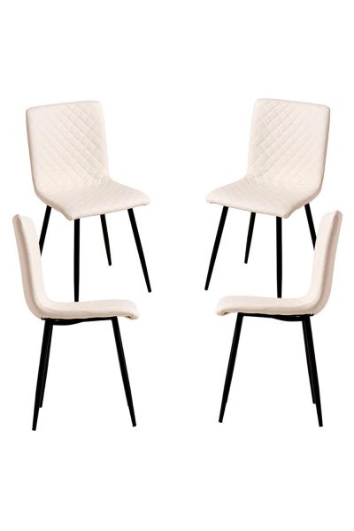 Pack 4 Chaises Rom Similicuir