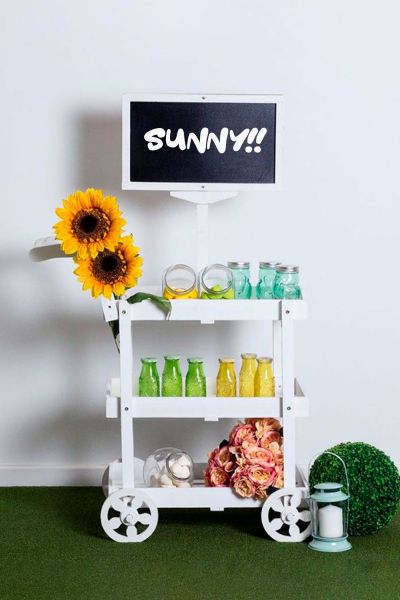 Chariot Candy Bar Bois vieilli Watermelon